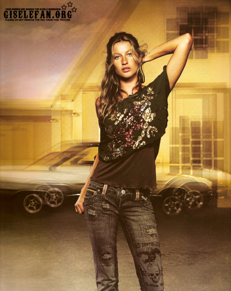 Gisele Bundchen featured in  the Colcci advertisement for Spring/Summer 2005