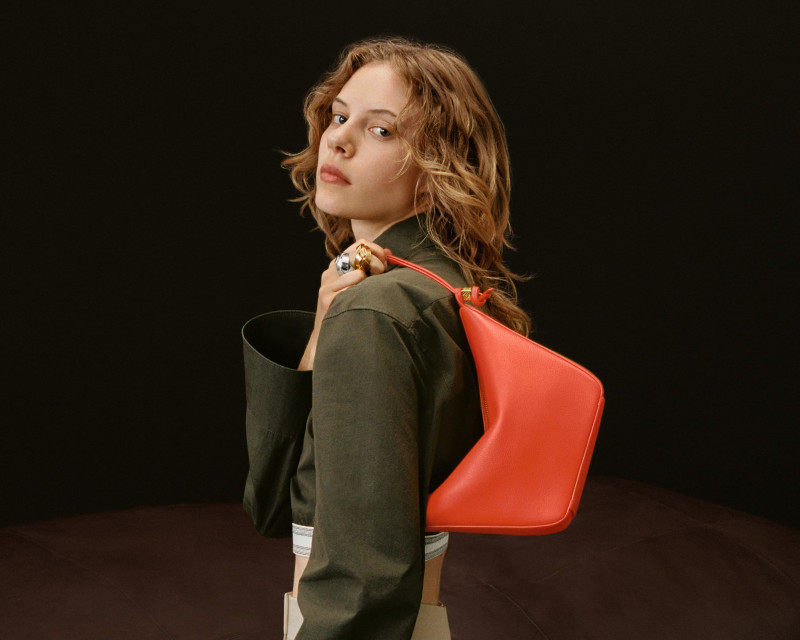 Anouk Smits featured in  the Loewe advertisement for Spring 2024