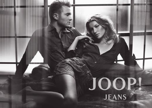 Gisele Bundchen featured in  the Joop! Jeans advertisement for Autumn/Winter 2006