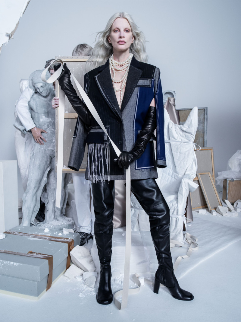 Kristen McMenamy featured in  the Zara Zara Atelier Season 4 Collection lookbook for Autumn/Winter 2023