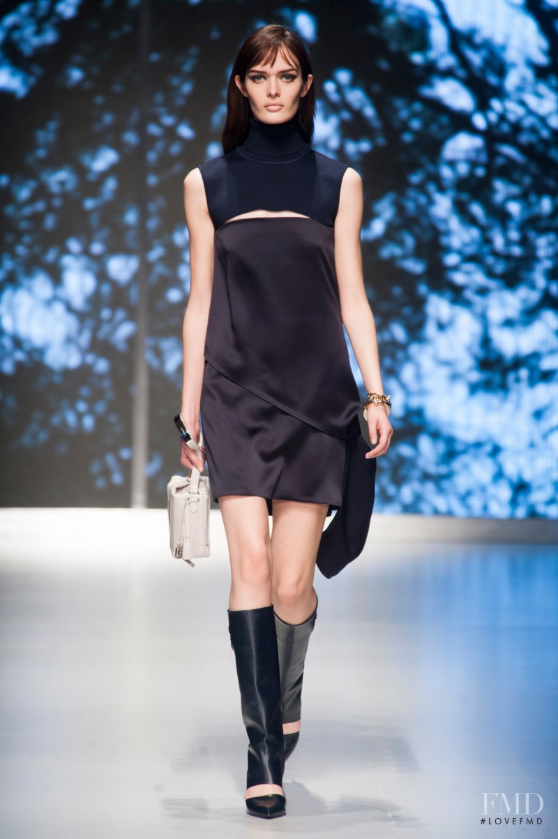 Sam Rollinson featured in  the Salvatore Ferragamo fashion show for Autumn/Winter 2013