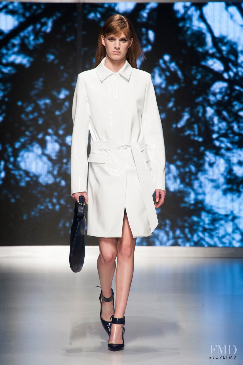 Ashleigh Good featured in  the Salvatore Ferragamo fashion show for Autumn/Winter 2013