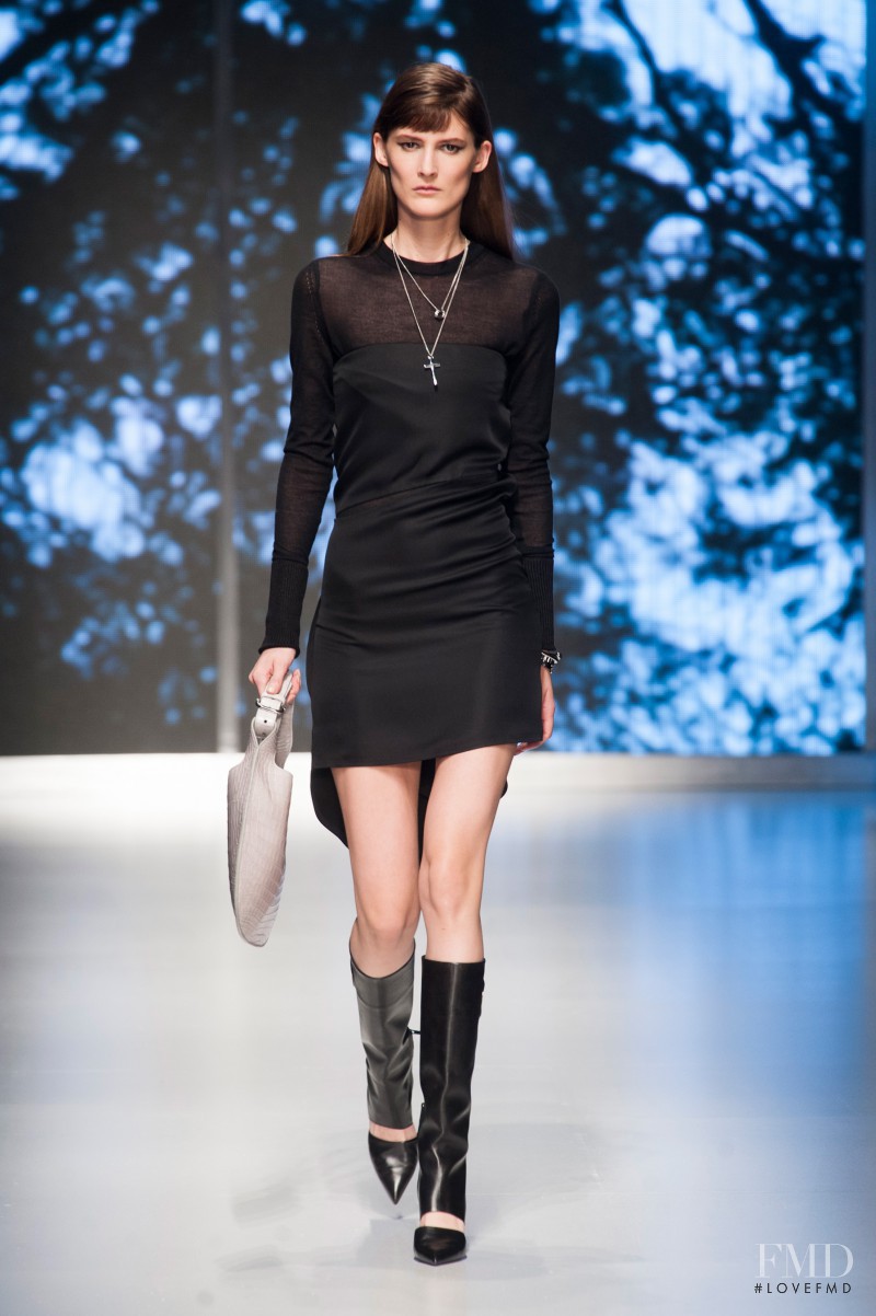 Marie Piovesan featured in  the Salvatore Ferragamo fashion show for Autumn/Winter 2013