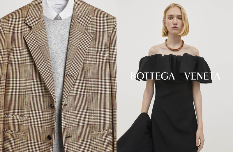 Tess Breeden featured in  the Bottega Veneta advertisement for Resort 2024