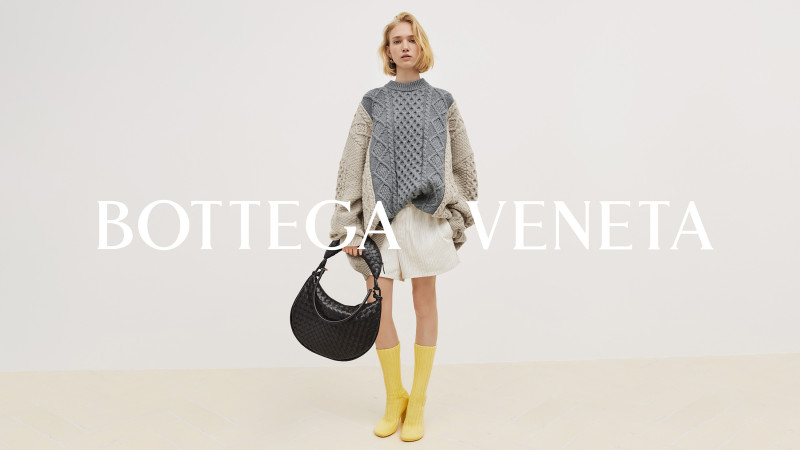 Tess Breeden featured in  the Bottega Veneta advertisement for Resort 2024