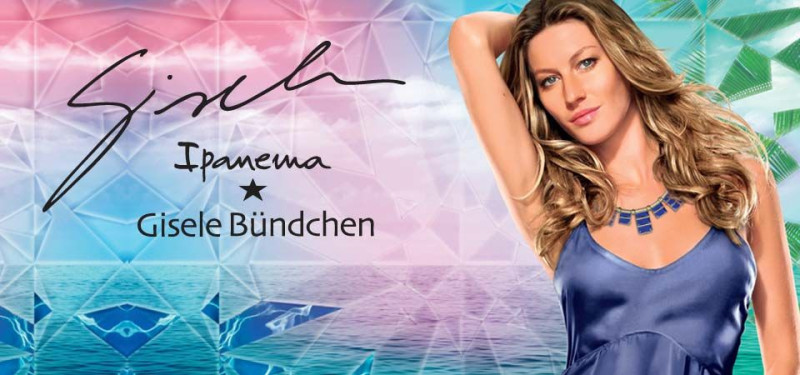Gisele Bundchen featured in  the Ipanema advertisement for Spring/Summer 2014