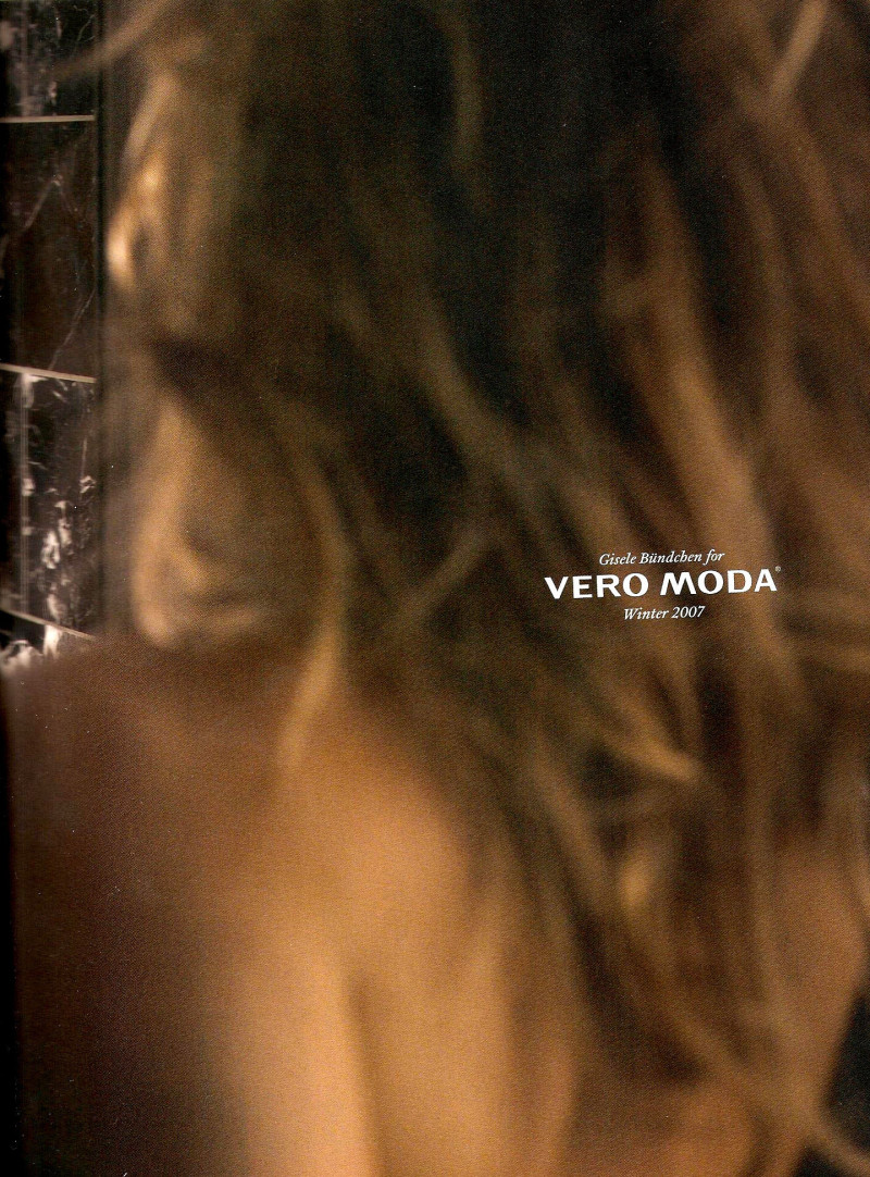 Gisele Bundchen featured in  the Vero Moda advertisement for Winter 2007