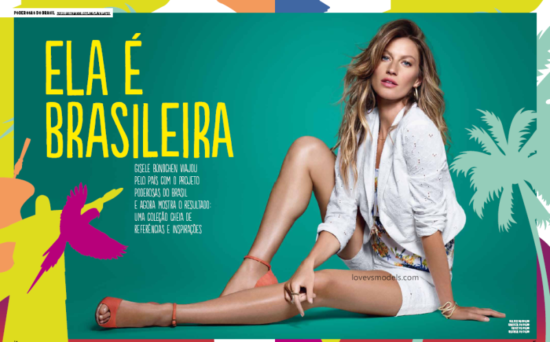 Gisele Bundchen featured in  the C&A advertisement for Spring/Summer 2011