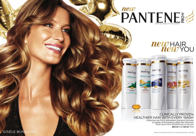 Gisele Bundchen featured in  the Pantene advertisement for Autumn/Winter 2014
