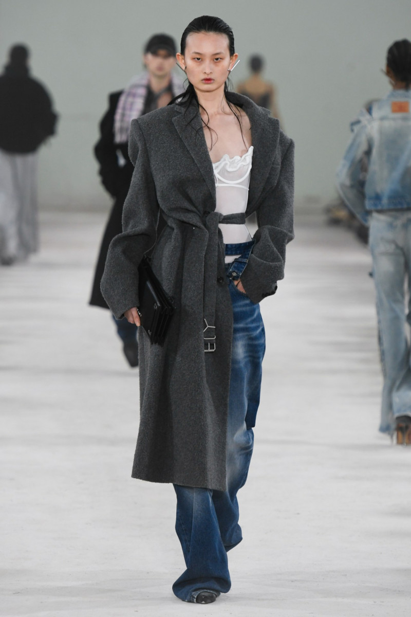 Yutong Gu featured in  the Y/Project fashion show for Autumn/Winter 2023