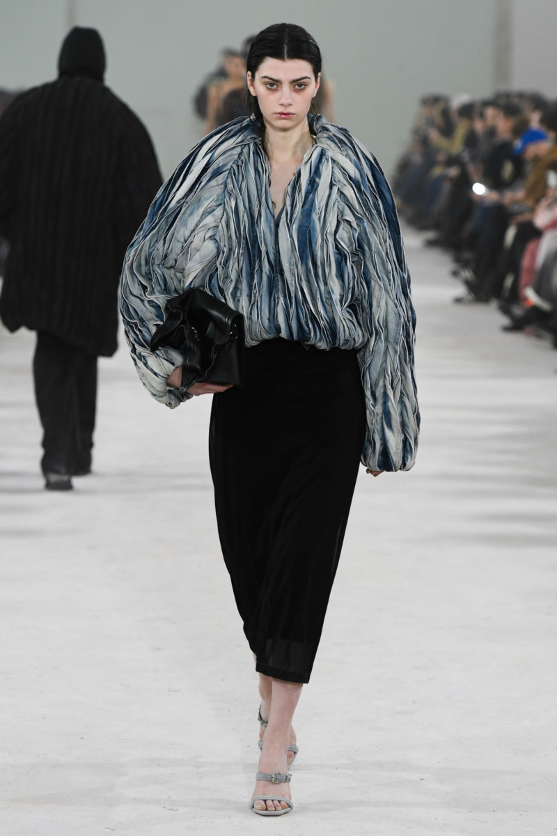 Flavie Sammartano featured in  the Y/Project fashion show for Autumn/Winter 2023