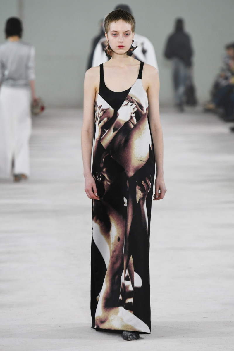 Sylwia Kuta featured in  the Y/Project fashion show for Autumn/Winter 2023