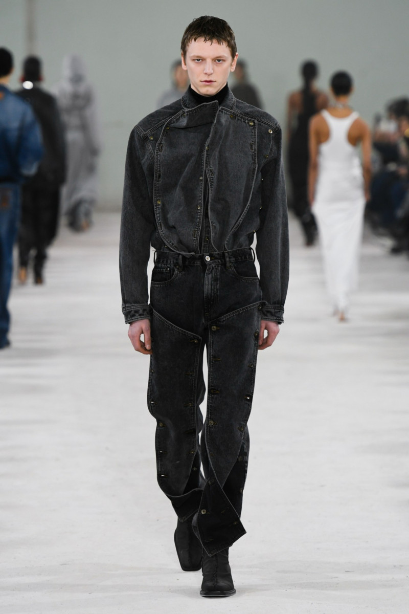 Igor Vojinovic featured in  the Y/Project fashion show for Autumn/Winter 2023
