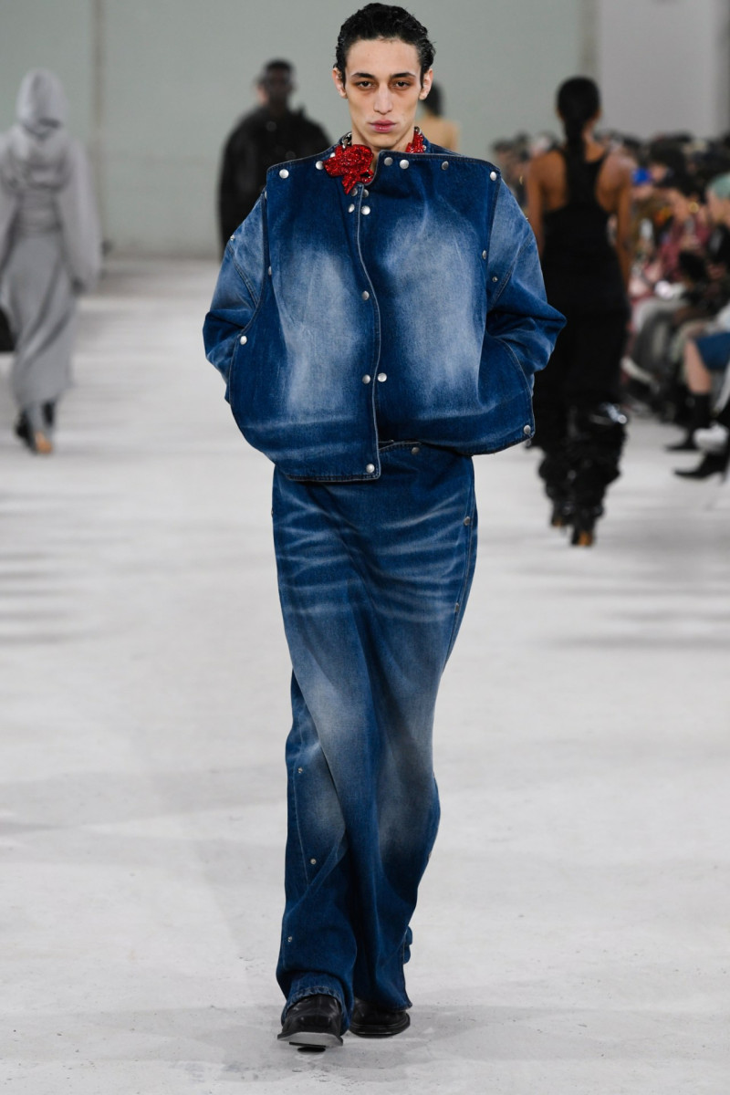 Walid Fiher featured in  the Y/Project fashion show for Autumn/Winter 2023