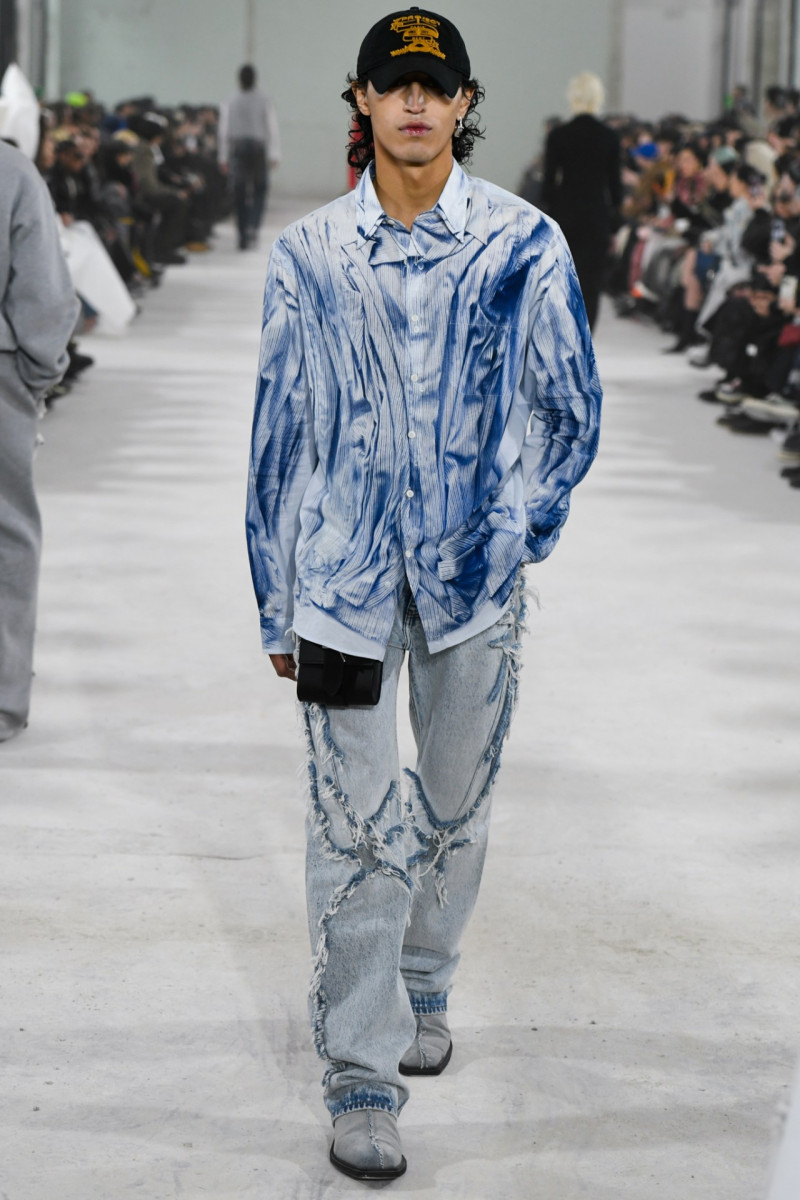 Felipe Vasquez featured in  the Y/Project fashion show for Autumn/Winter 2023