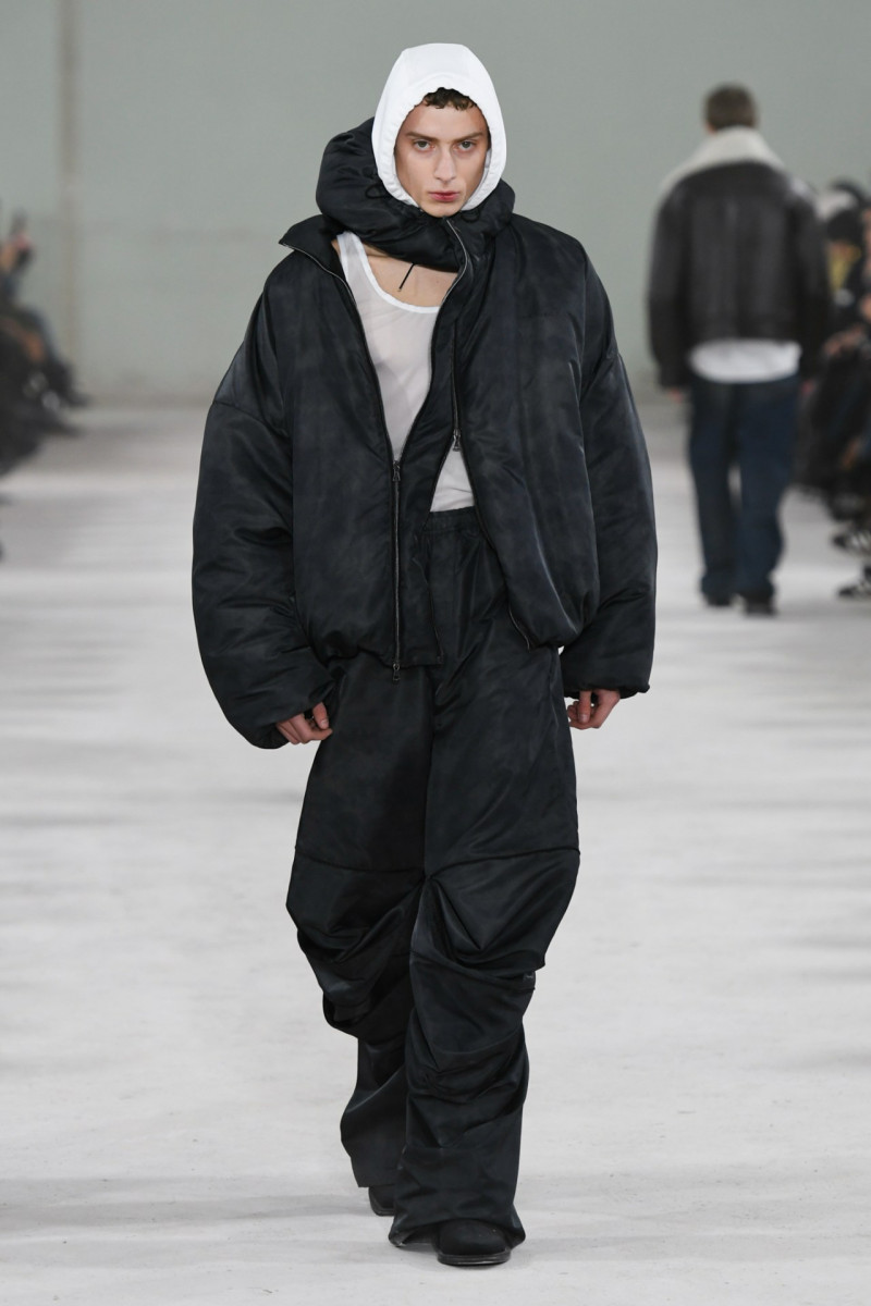 Callum Heslop featured in  the Y/Project fashion show for Autumn/Winter 2023