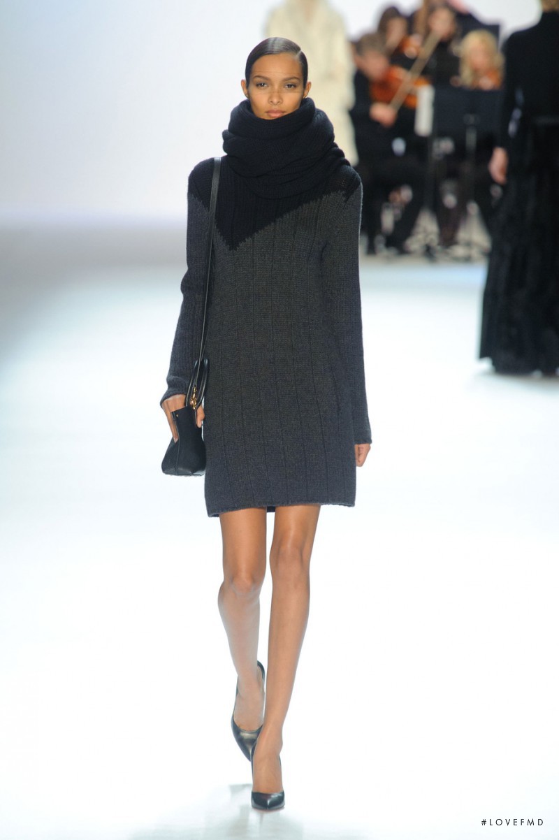 Lais Ribeiro featured in  the Akris fashion show for Autumn/Winter 2013