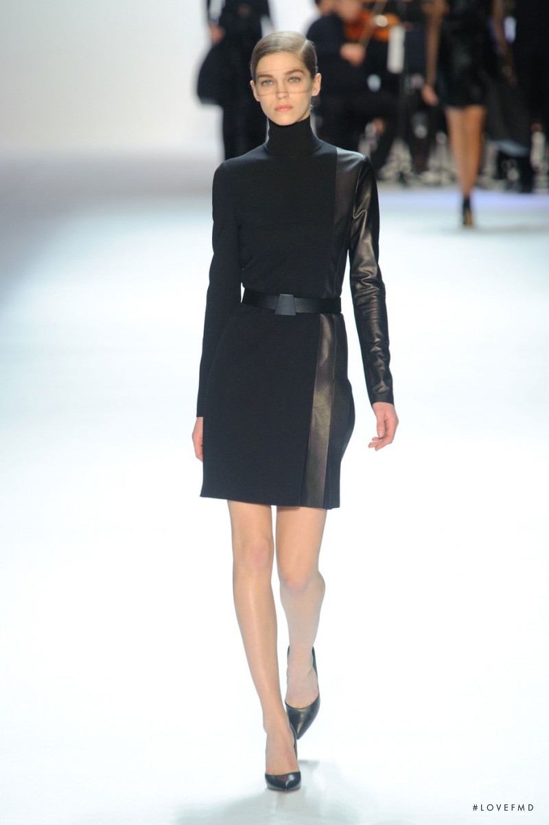 Samantha Gradoville featured in  the Akris fashion show for Autumn/Winter 2013