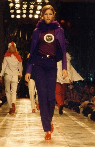 Gisele Bundchen featured in  the Zoomp fashion show for Autumn/Winter 1995