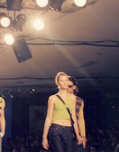 Gisele Bundchen featured in  the Fit fashion show for Spring/Summer 1996