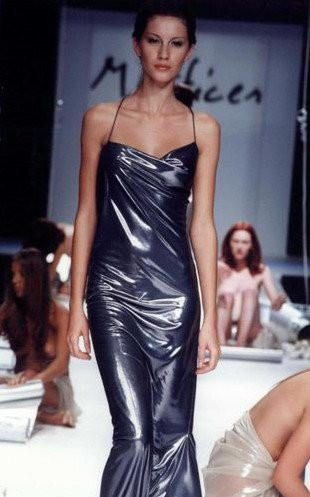 Gisele Bundchen featured in  the M.Officer fashion show for Spring/Summer 1997