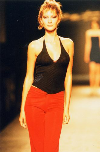 Gisele Bundchen featured in  the Patachou fashion show for Spring/Summer 1997
