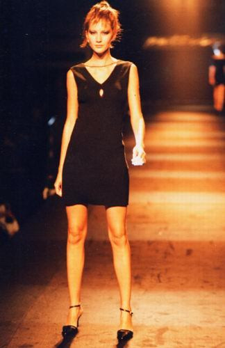 Gisele Bundchen featured in  the Patachou fashion show for Spring/Summer 1997