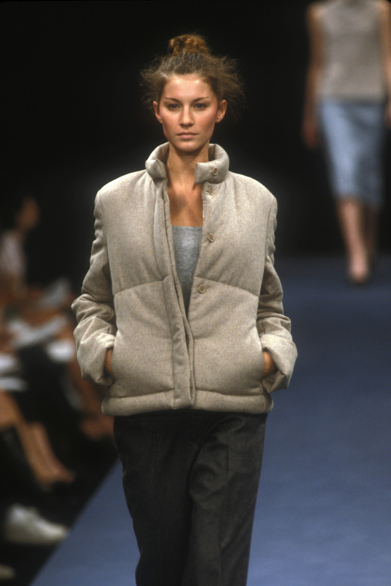 Gisele Bundchen featured in  the BCBG By Max Azria fashion show for Autumn/Winter 1998