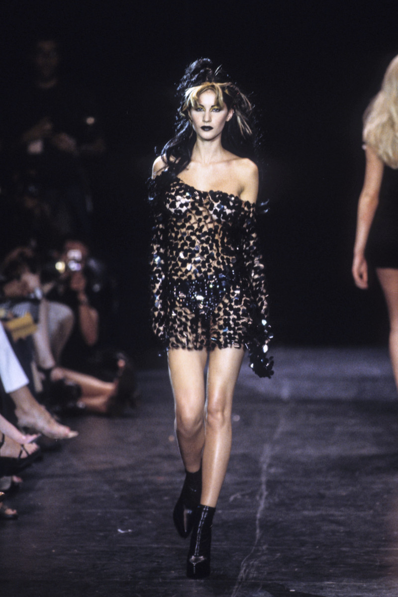 Gisele Bundchen featured in  the Betsey Johnson fashion show for Autumn/Winter 1998