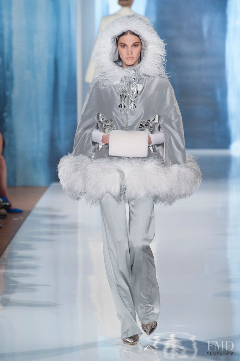 Irina Nikolaeva featured in  the Valentin Yudashkin fashion show for Autumn/Winter 2013