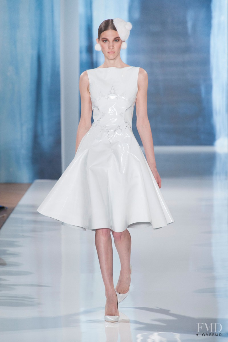 Irina Nikolaeva featured in  the Valentin Yudashkin fashion show for Autumn/Winter 2013