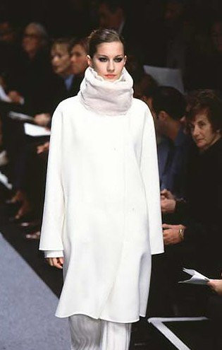 Gisele Bundchen featured in  the Michael Kors Collection fashion show for Autumn/Winter 1998