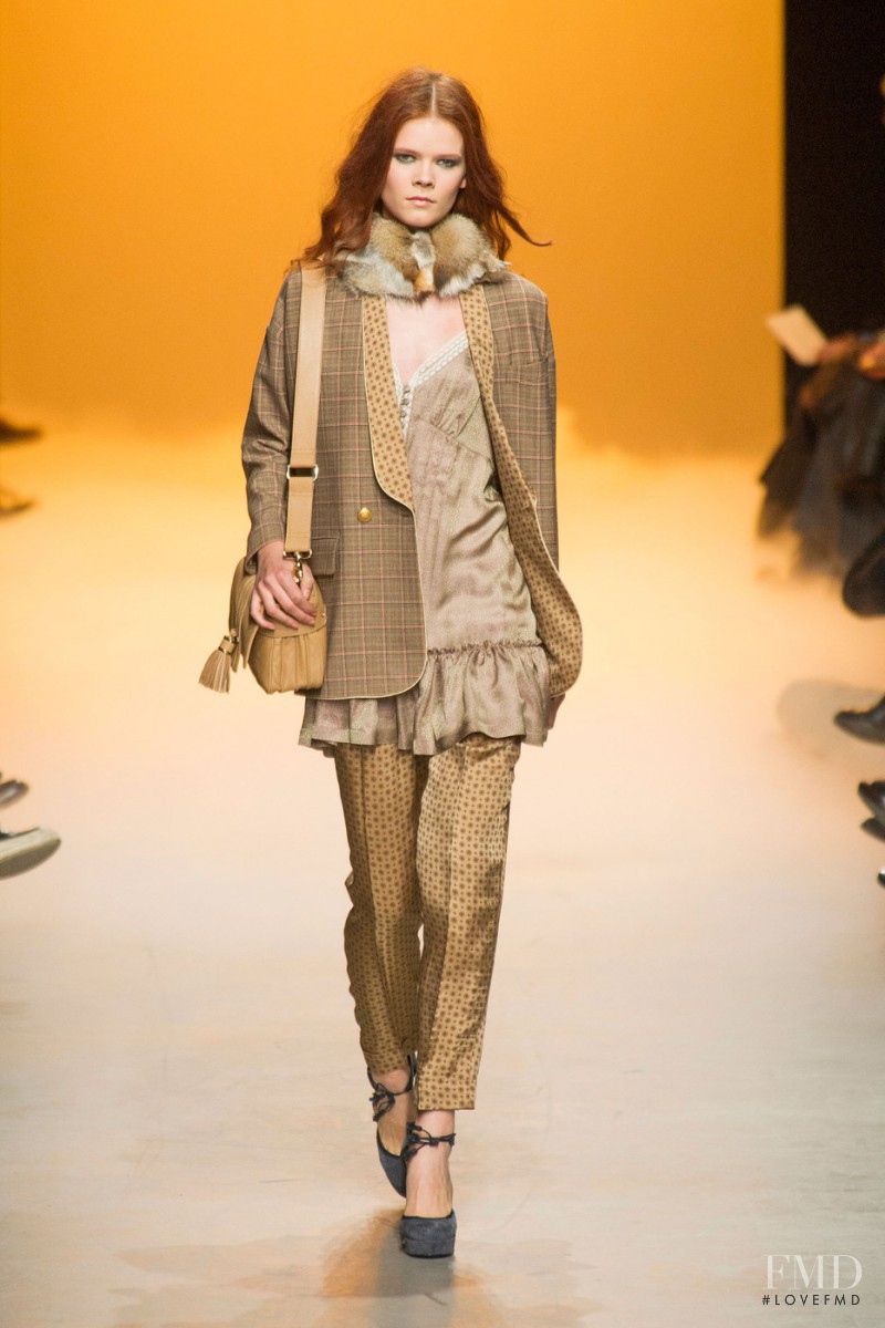 Irina Kravchenko featured in  the Paul et Joe fashion show for Autumn/Winter 2013