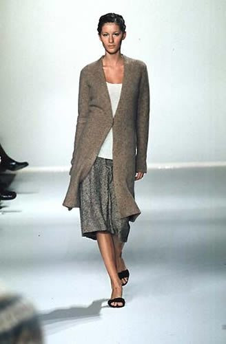 Gisele Bundchen featured in  the Victor Alfaro fashion show for Autumn/Winter 1998
