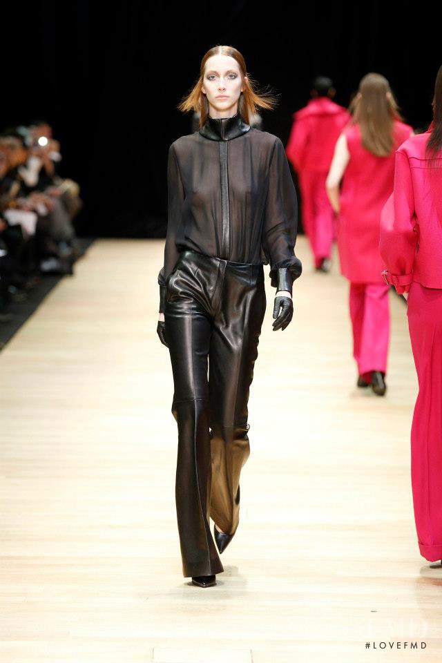 Alana Zimmer featured in  the Guy Laroche fashion show for Autumn/Winter 2013