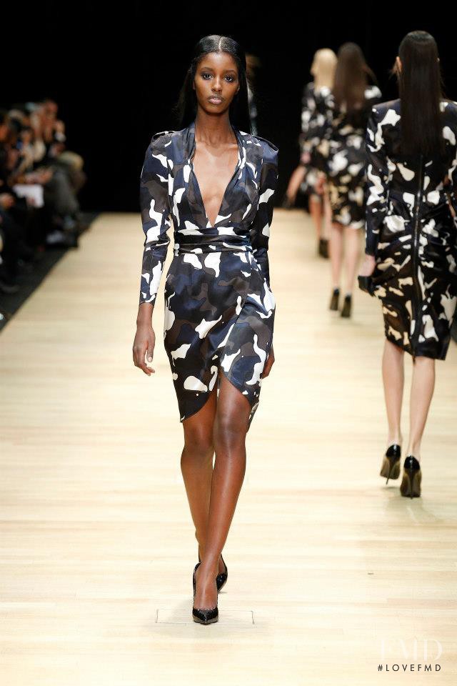 Senait Gidey featured in  the Guy Laroche fashion show for Autumn/Winter 2013