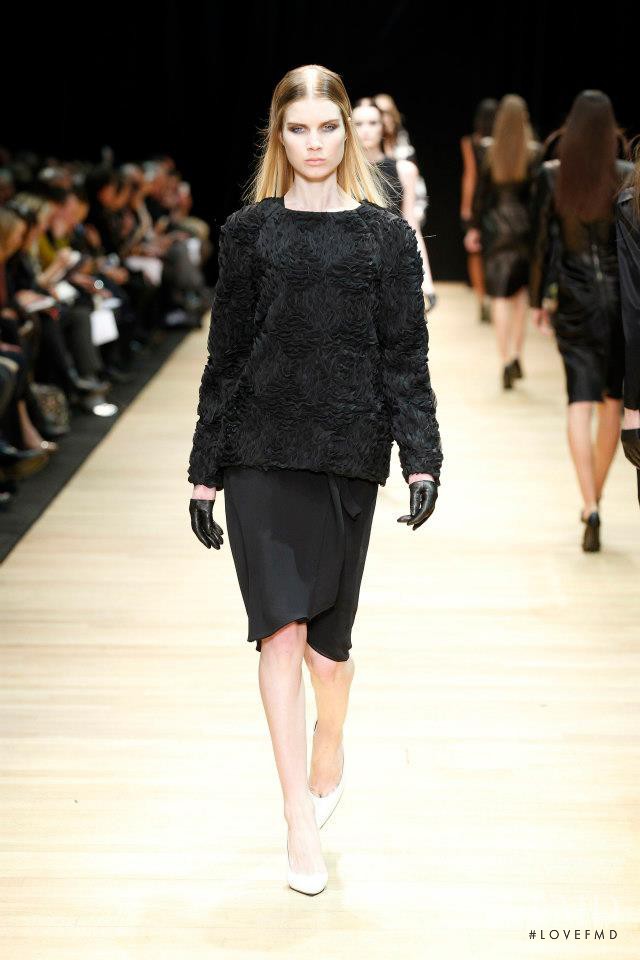 Elsa Sylvan featured in  the Guy Laroche fashion show for Autumn/Winter 2013