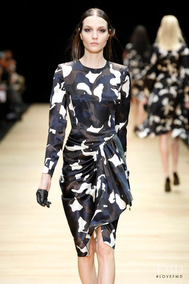 Mariane Fassarella featured in  the Guy Laroche fashion show for Autumn/Winter 2013