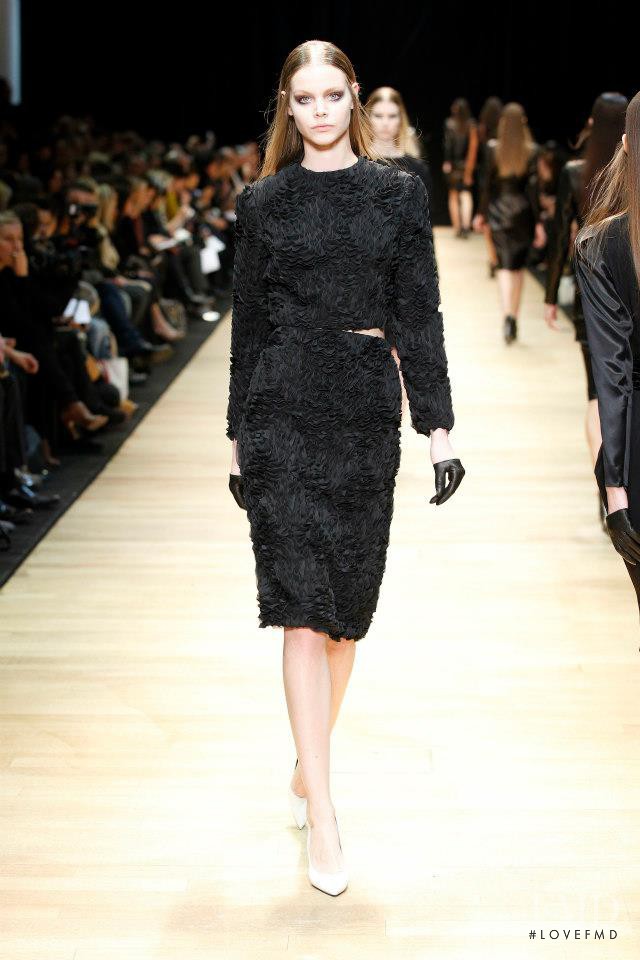 Carolin Loosen featured in  the Guy Laroche fashion show for Autumn/Winter 2013