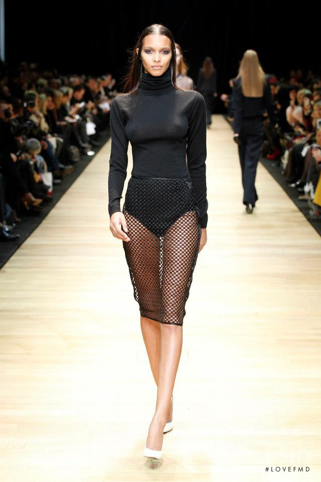 Lais Ribeiro featured in  the Guy Laroche fashion show for Autumn/Winter 2013