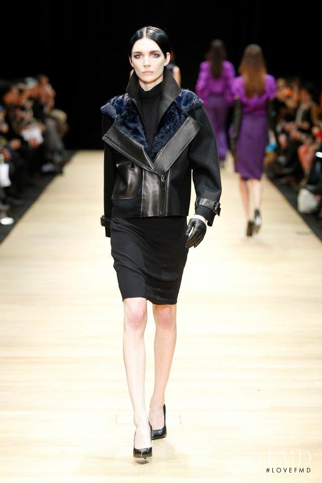 Janice Alida featured in  the Guy Laroche fashion show for Autumn/Winter 2013