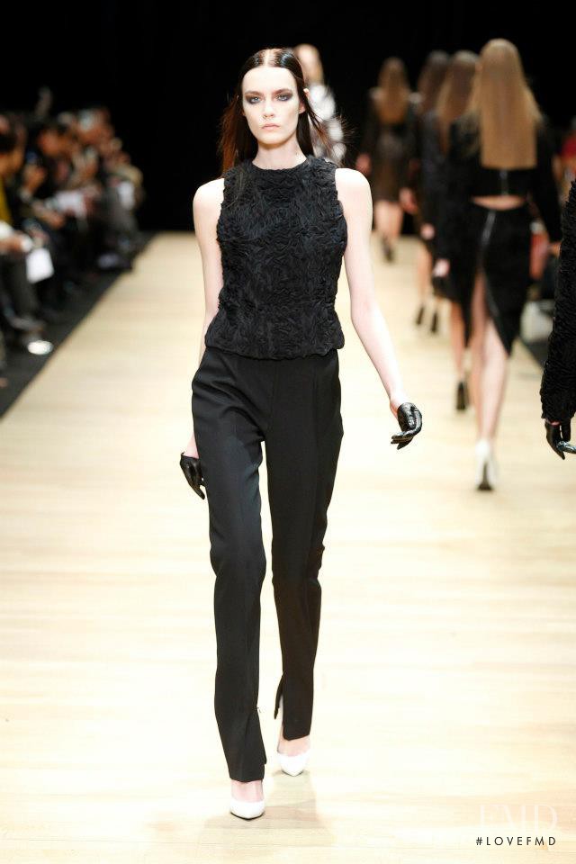 Patrycja Gardygajlo featured in  the Guy Laroche fashion show for Autumn/Winter 2013