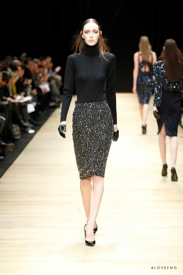 Kaila Hart featured in  the Guy Laroche fashion show for Autumn/Winter 2013