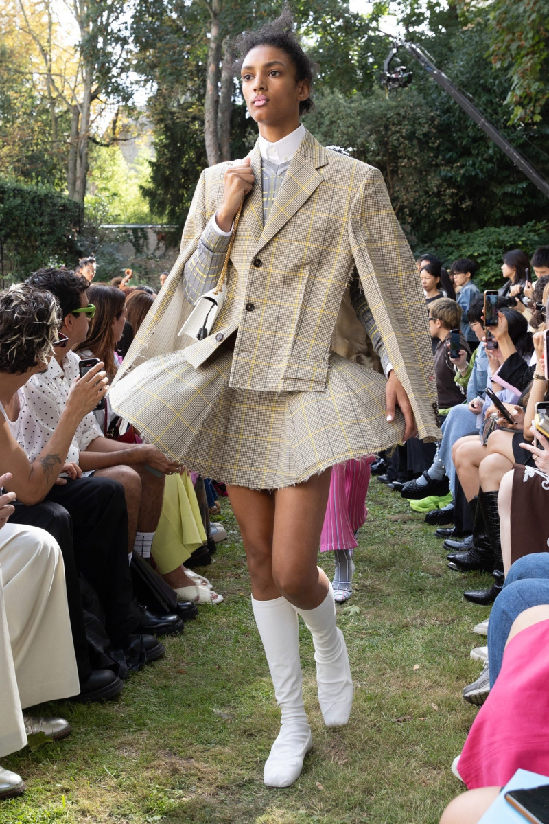 Ali Dansky featured in  the Marni fashion show for Spring/Summer 2024
