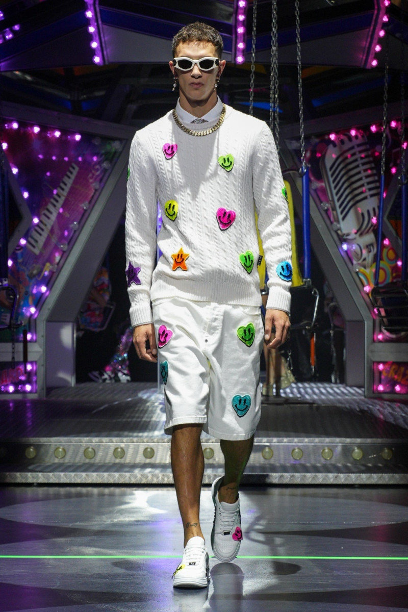 William Cardone featured in  the Philipp Plein fashion show for Spring/Summer 2024