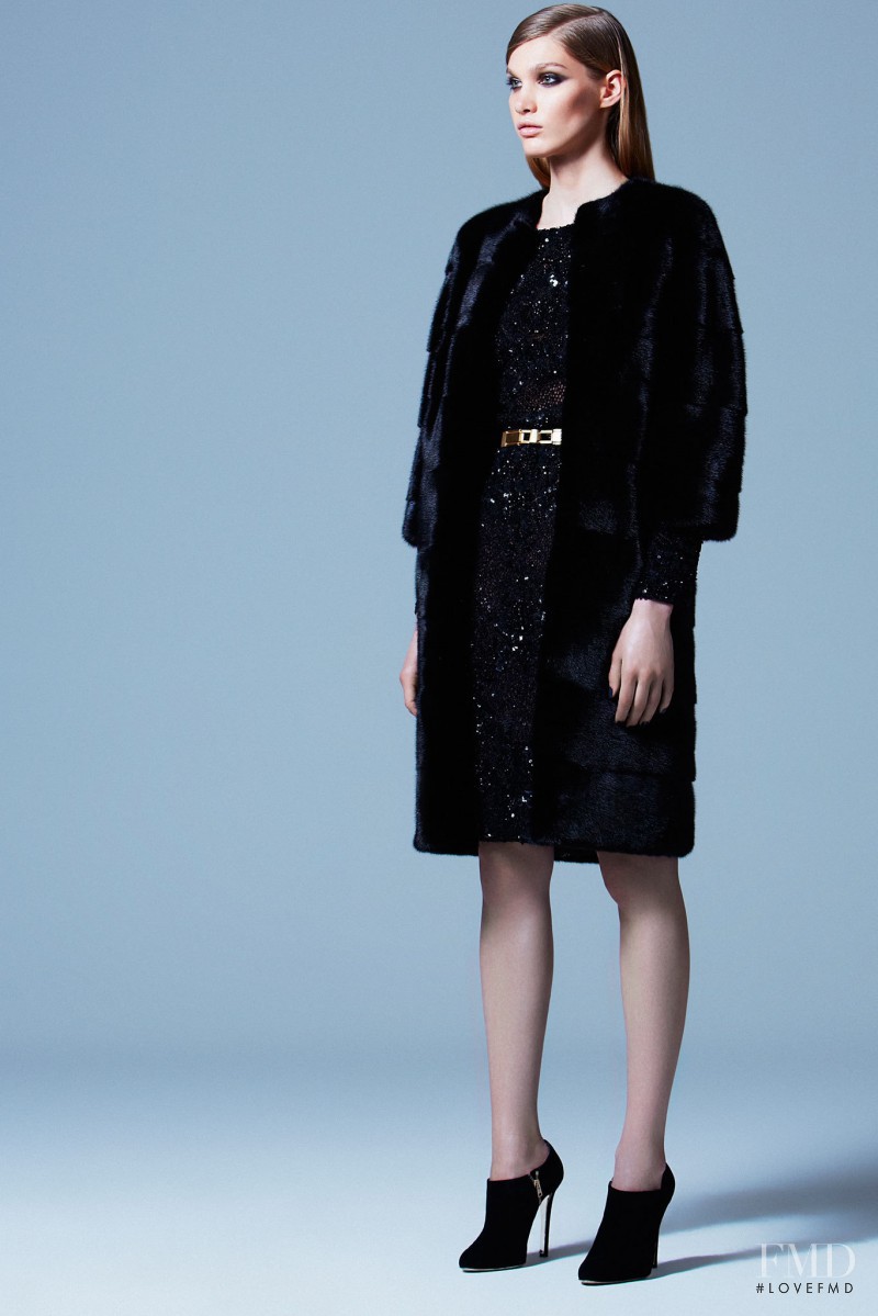 Irina Nikolaeva featured in  the Elie Saab lookbook for Pre-Fall 2013