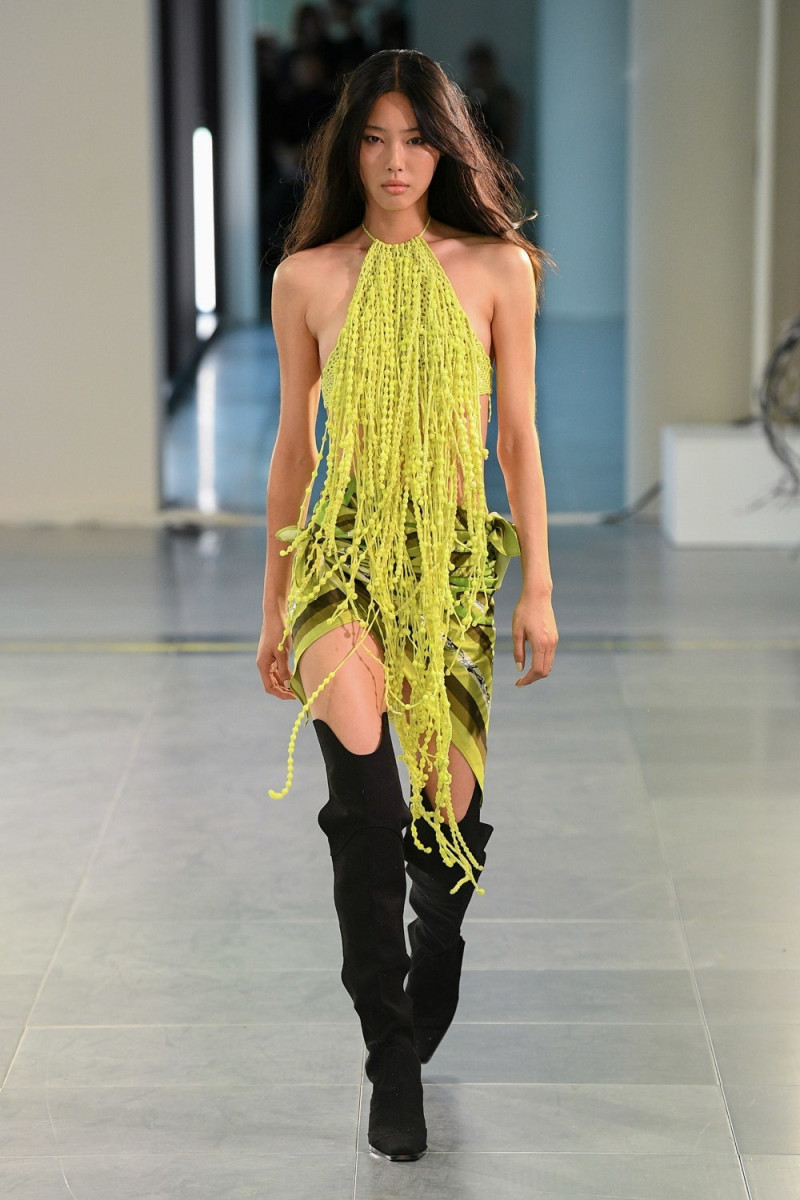 Yejin Sung featured in  the Mark Fast fashion show for Spring/Summer 2024