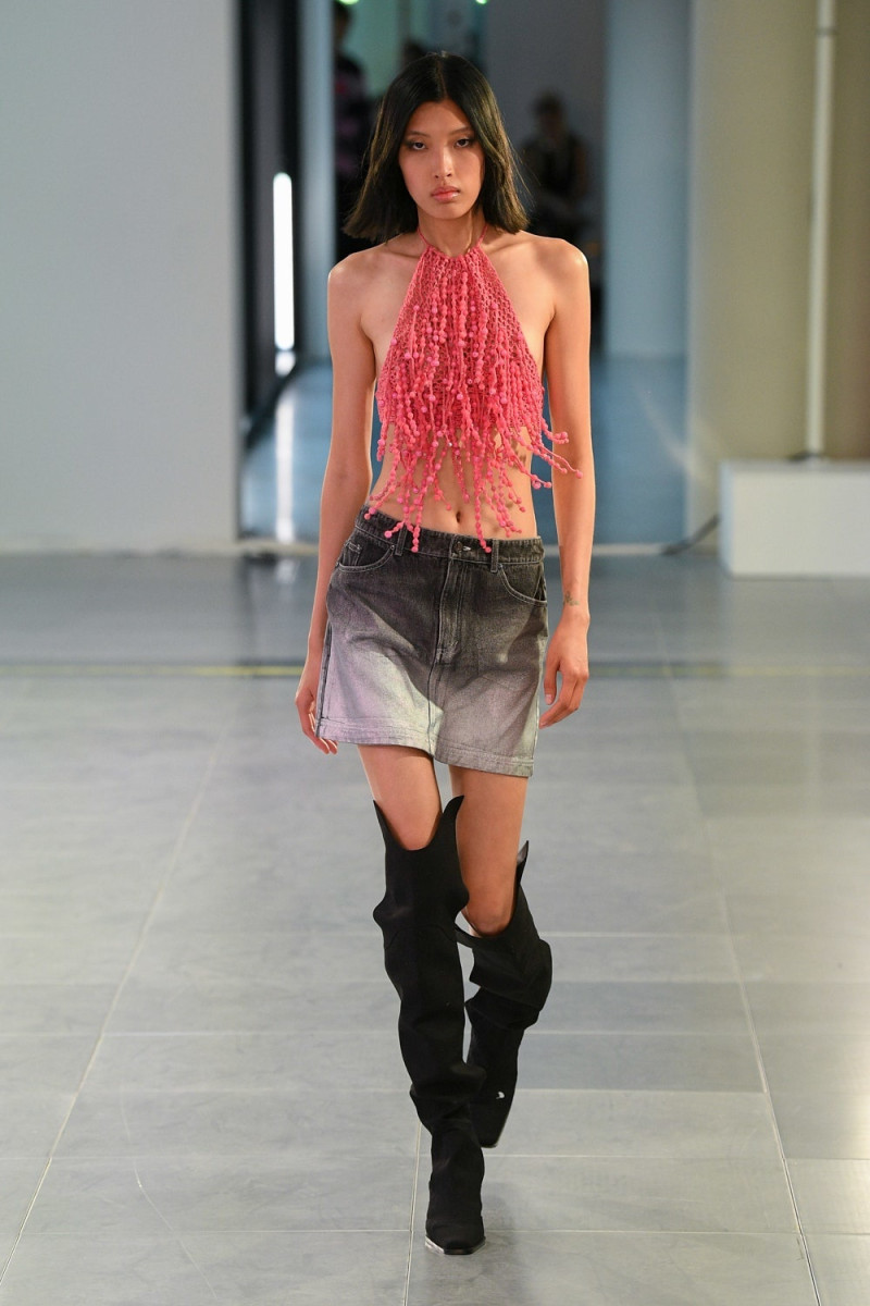 Dahan Phuong Oanh featured in  the Mark Fast fashion show for Spring/Summer 2024