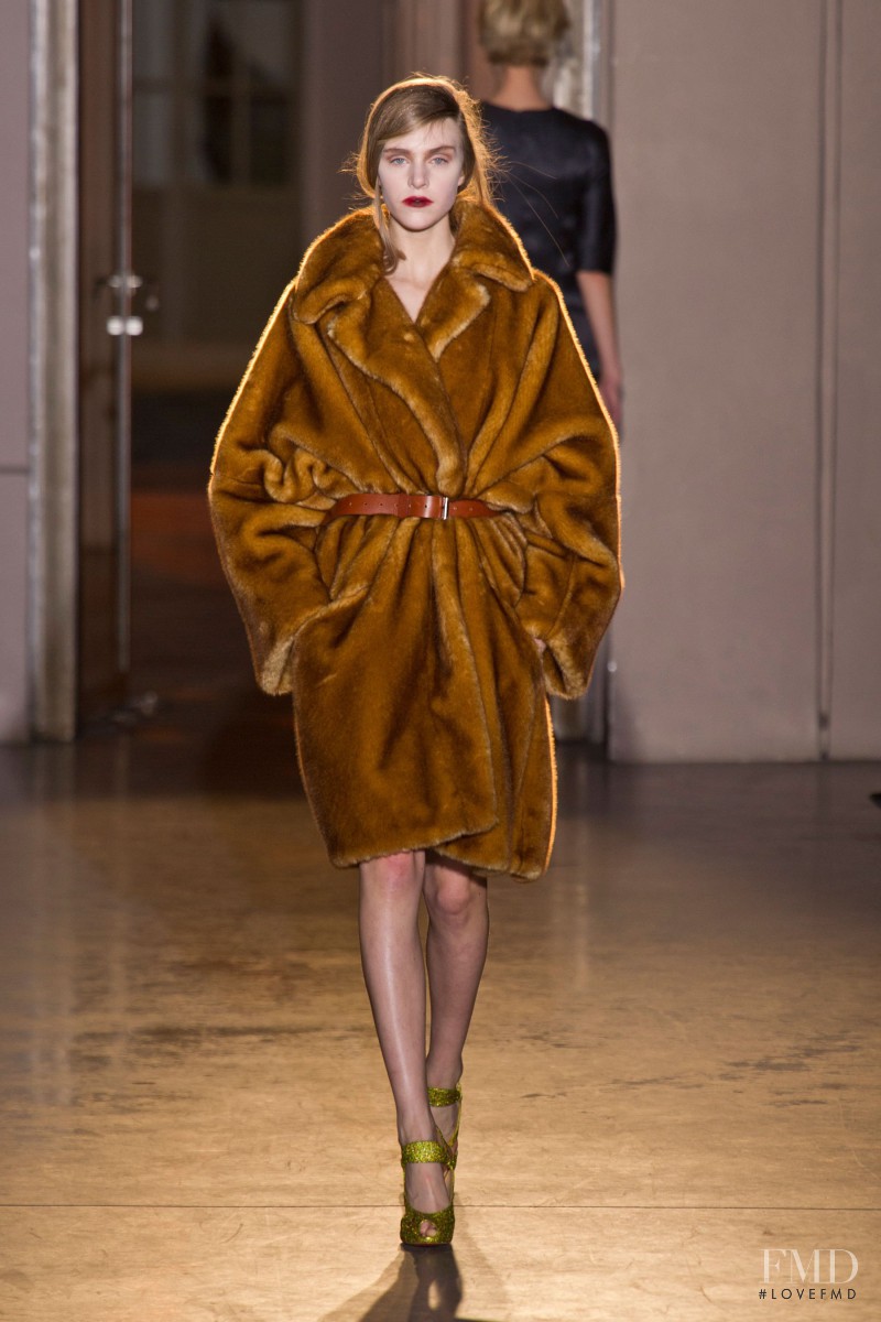 Hedvig Palm featured in  the Rue Du Mail by Martina Sitbon fashion show for Autumn/Winter 2013