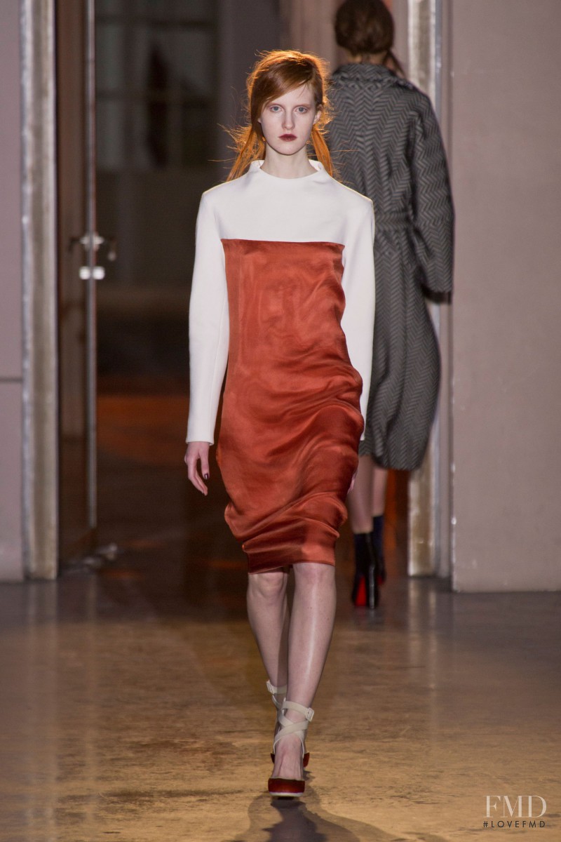 Magdalena Jasek featured in  the Rue Du Mail by Martina Sitbon fashion show for Autumn/Winter 2013